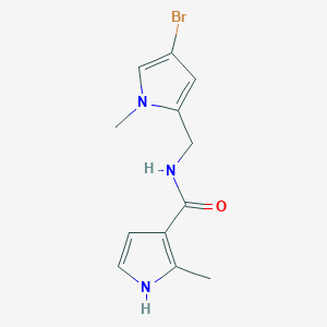 N-[(4-bromo-1-methylpyrrol-2-yl)methyl]-2-methyl-1H-pyrrole-3-carboxamide