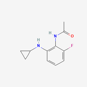 N-[2-(cyclopropylamino)-6-fluorophenyl]acetamide