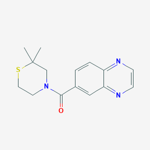 (2,2-Dimethylthiomorpholin-4-yl)-quinoxalin-6-ylmethanone