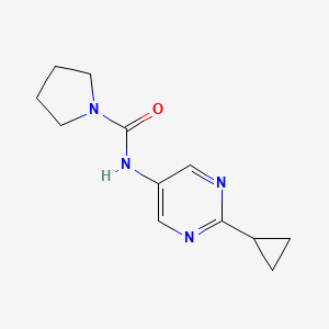 N-(2-cyclopropylpyrimidin-5-yl)pyrrolidine-1-carboxamide