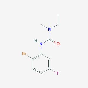 3-(2-Bromo-5-fluorophenyl)-1-ethyl-1-methylurea