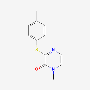 1-Methyl-3-(4-methylphenyl)sulfanylpyrazin-2-one