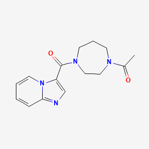 1-[4-(Imidazo[1,2-a]pyridine-3-carbonyl)-1,4-diazepan-1-yl]ethanone