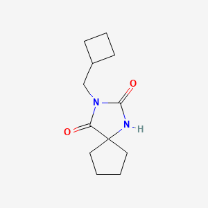 3-(Cyclobutylmethyl)-1,3-diazaspiro[4.4]nonane-2,4-dione