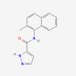 N-(2-methylnaphthalen-1-yl)-1H-pyrazole-5-carboxamide