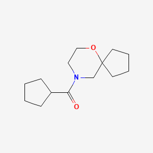 Cyclopentyl(6-oxa-9-azaspiro[4.5]decan-9-yl)methanone