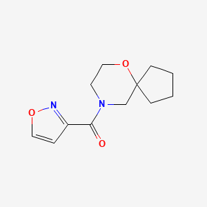 6-Oxa-9-azaspiro[4.5]decan-9-yl(1,2-oxazol-3-yl)methanone