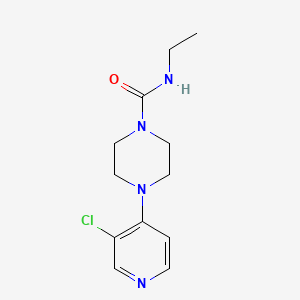 4-(3-chloropyridin-4-yl)-N-ethylpiperazine-1-carboxamide