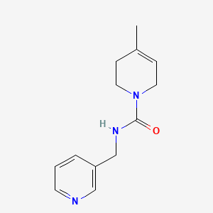 molecular formula C13H17N3O B7653021 4-methyl-N-(pyridin-3-ylmethyl)-3,6-dihydro-2H-pyridine-1-carboxamide 