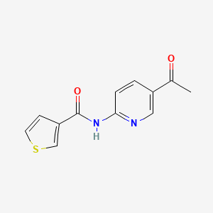 N-(5-acetylpyridin-2-yl)thiophene-3-carboxamide