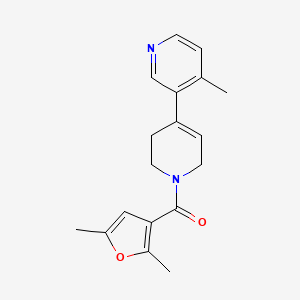 (2,5-dimethylfuran-3-yl)-[4-(4-methylpyridin-3-yl)-3,6-dihydro-2H-pyridin-1-yl]methanone