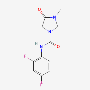 N-(2,4-difluorophenyl)-3-methyl-4-oxoimidazolidine-1-carboxamide