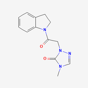 2-[2-(2,3-Dihydroindol-1-yl)-2-oxoethyl]-4-methyl-1,2,4-triazol-3-one