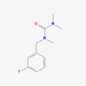 1-[(3-Fluorophenyl)methyl]-1,3,3-trimethylurea