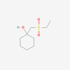 1-(Ethylsulfonylmethyl)cyclohexan-1-ol