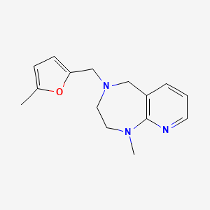 1-methyl-4-((5-methylfuran-2-yl)methyl)-2,3,4,5-tetrahydro-1H-pyrido[2,3-e][1,4]diazepine