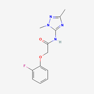 N-(2,5-dimethyl-1,2,4-triazol-3-yl)-2-(2-fluorophenoxy)acetamide