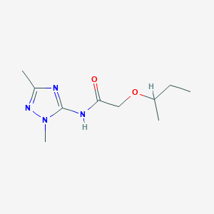 2-butan-2-yloxy-N-(2,5-dimethyl-1,2,4-triazol-3-yl)acetamide