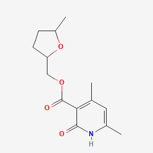 (5-methyloxolan-2-yl)methyl 4,6-dimethyl-2-oxo-1H-pyridine-3-carboxylate