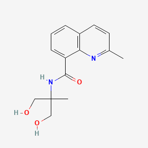 N-(1,3-dihydroxy-2-methylpropan-2-yl)-2-methylquinoline-8-carboxamide