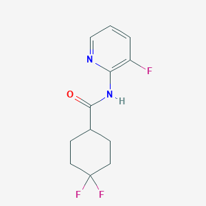 4,4-difluoro-N-(3-fluoropyridin-2-yl)cyclohexane-1-carboxamide