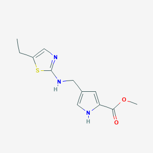 methyl 4-[[(5-ethyl-1,3-thiazol-2-yl)amino]methyl]-1H-pyrrole-2-carboxylate