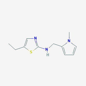 5-ethyl-N-[(1-methylpyrrol-2-yl)methyl]-1,3-thiazol-2-amine