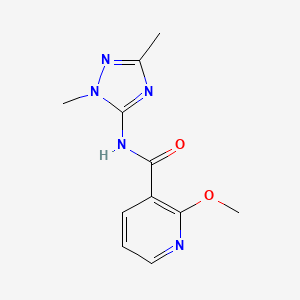 N-(2,5-dimethyl-1,2,4-triazol-3-yl)-2-methoxypyridine-3-carboxamide