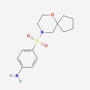 4-(6-Oxa-9-azaspiro[4.5]decan-9-ylsulfonyl)aniline