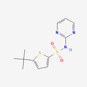 5-tert-butyl-N-pyrimidin-2-ylthiophene-2-sulfonamide