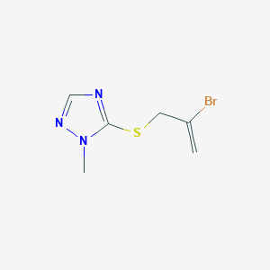 5-(2-Bromoprop-2-enylsulfanyl)-1-methyl-1,2,4-triazole