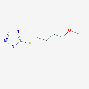 5-(4-Methoxybutylsulfanyl)-1-methyl-1,2,4-triazole