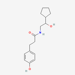 N-(2-cyclopentyl-2-hydroxyethyl)-3-(4-hydroxyphenyl)propanamide