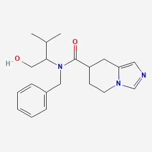 N-benzyl-N-(1-hydroxy-3-methylbutan-2-yl)-5,6,7,8-tetrahydroimidazo[1,5-a]pyridine-7-carboxamide