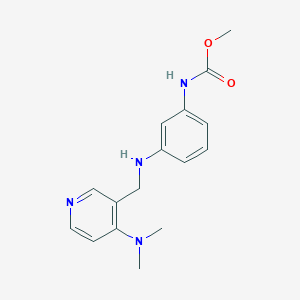 methyl N-[3-[[4-(dimethylamino)pyridin-3-yl]methylamino]phenyl]carbamate