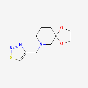 9-(Thiadiazol-4-ylmethyl)-1,4-dioxa-9-azaspiro[4.5]decane