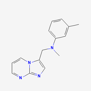 N-(imidazo[1,2-a]pyrimidin-3-ylmethyl)-N,3-dimethylaniline