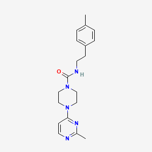 N-[2-(4-methylphenyl)ethyl]-4-(2-methylpyrimidin-4-yl)piperazine-1-carboxamide