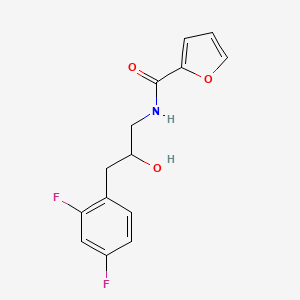 N-[3-(2,4-difluorophenyl)-2-hydroxypropyl]furan-2-carboxamide