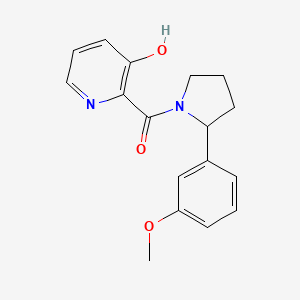 (3-Hydroxypyridin-2-yl)-[2-(3-methoxyphenyl)pyrrolidin-1-yl]methanone