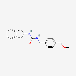 1-(2,3-dihydro-1H-inden-2-yl)-3-[[4-(methoxymethyl)phenyl]methyl]urea