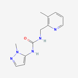 1-(2-Methylpyrazol-3-yl)-3-[(3-methylpyridin-2-yl)methyl]urea