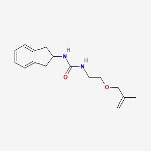 1-(2,3-dihydro-1H-inden-2-yl)-3-[2-(2-methylprop-2-enoxy)ethyl]urea