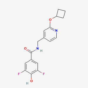 N-[(2-cyclobutyloxypyridin-4-yl)methyl]-3,5-difluoro-4-hydroxybenzamide