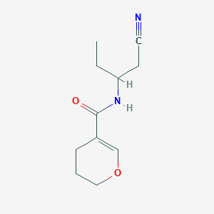 N-(1-cyanobutan-2-yl)-3,4-dihydro-2H-pyran-5-carboxamide