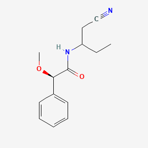 (2R)-N-(1-cyanobutan-2-yl)-2-methoxy-2-phenylacetamide