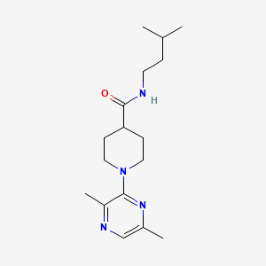 1-(3,6-dimethylpyrazin-2-yl)-N-(3-methylbutyl)piperidine-4-carboxamide