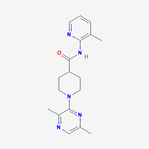 1-(3,6-dimethylpyrazin-2-yl)-N-(3-methylpyridin-2-yl)piperidine-4-carboxamide