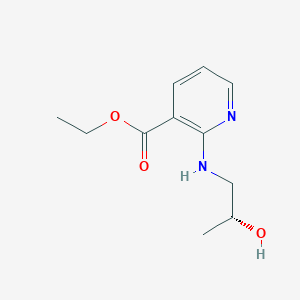 ethyl 2-[[(2R)-2-hydroxypropyl]amino]pyridine-3-carboxylate