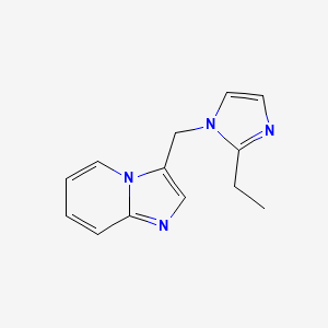 3-[(2-Ethylimidazol-1-yl)methyl]imidazo[1,2-a]pyridine